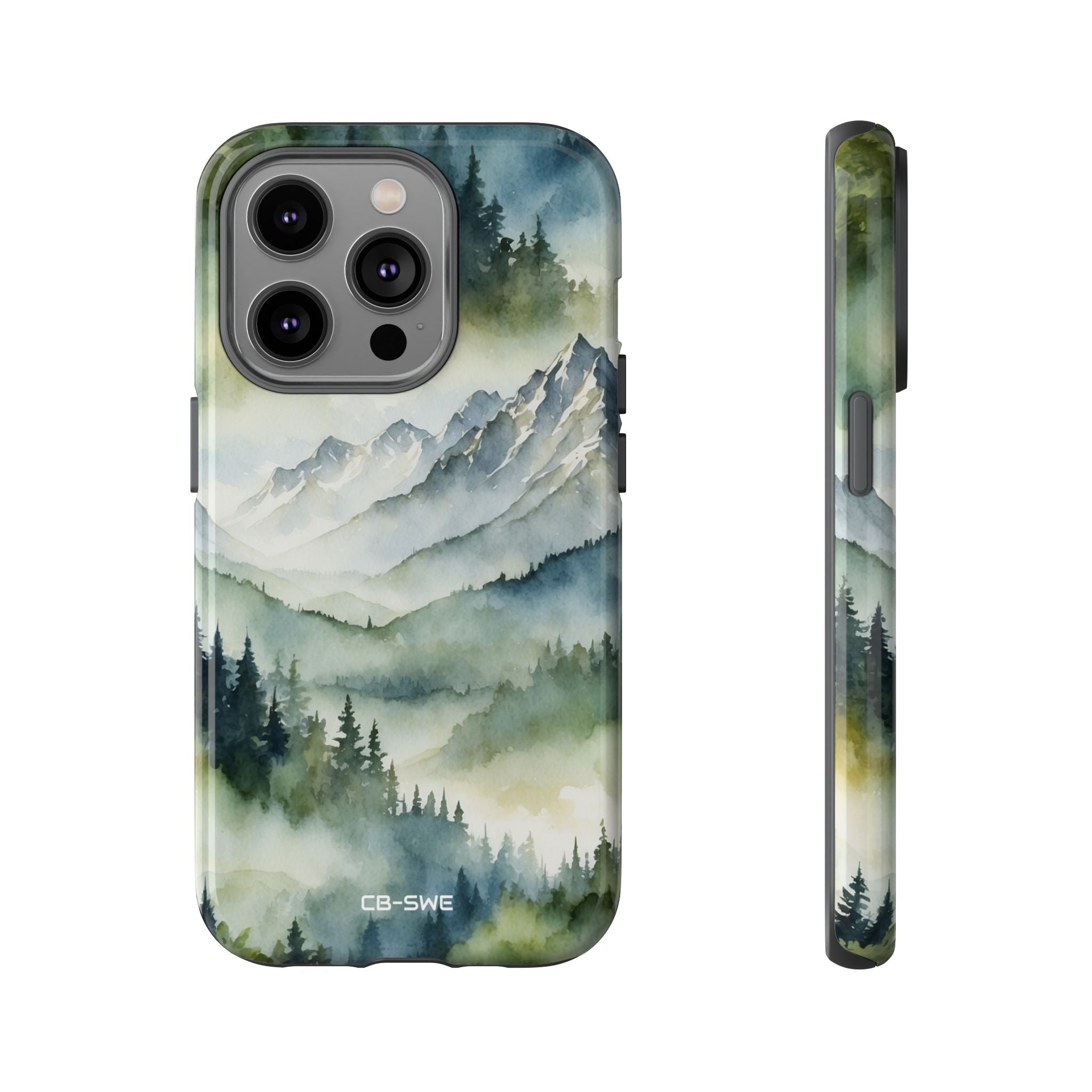 Misty Peaks Emerge - iPhone Case