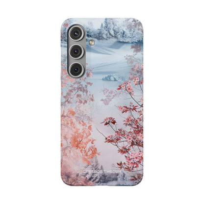 Floral Serenity Case - Slim Samsung S24 Phone Case