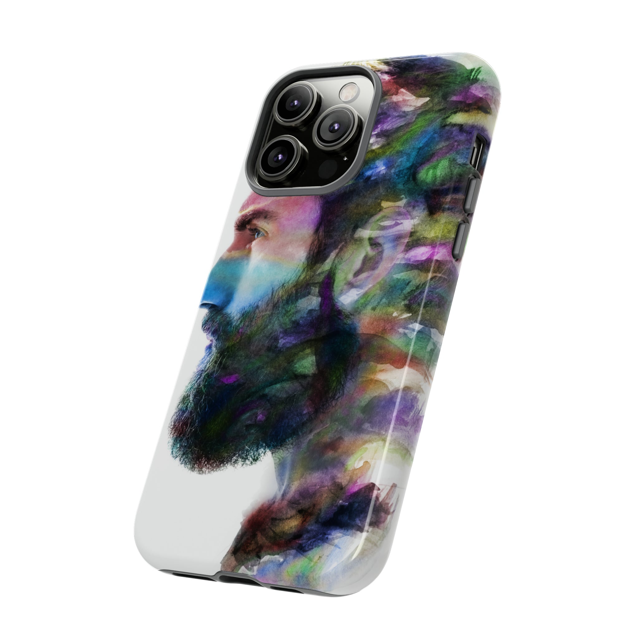 Watercolor Portrait - Protective Phone Case