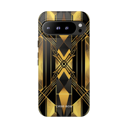Golden Diamond Radiance Google Pixel 9 Pro XL Case - Tough