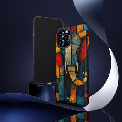 Elephant Shapes Dance - iPhone Case