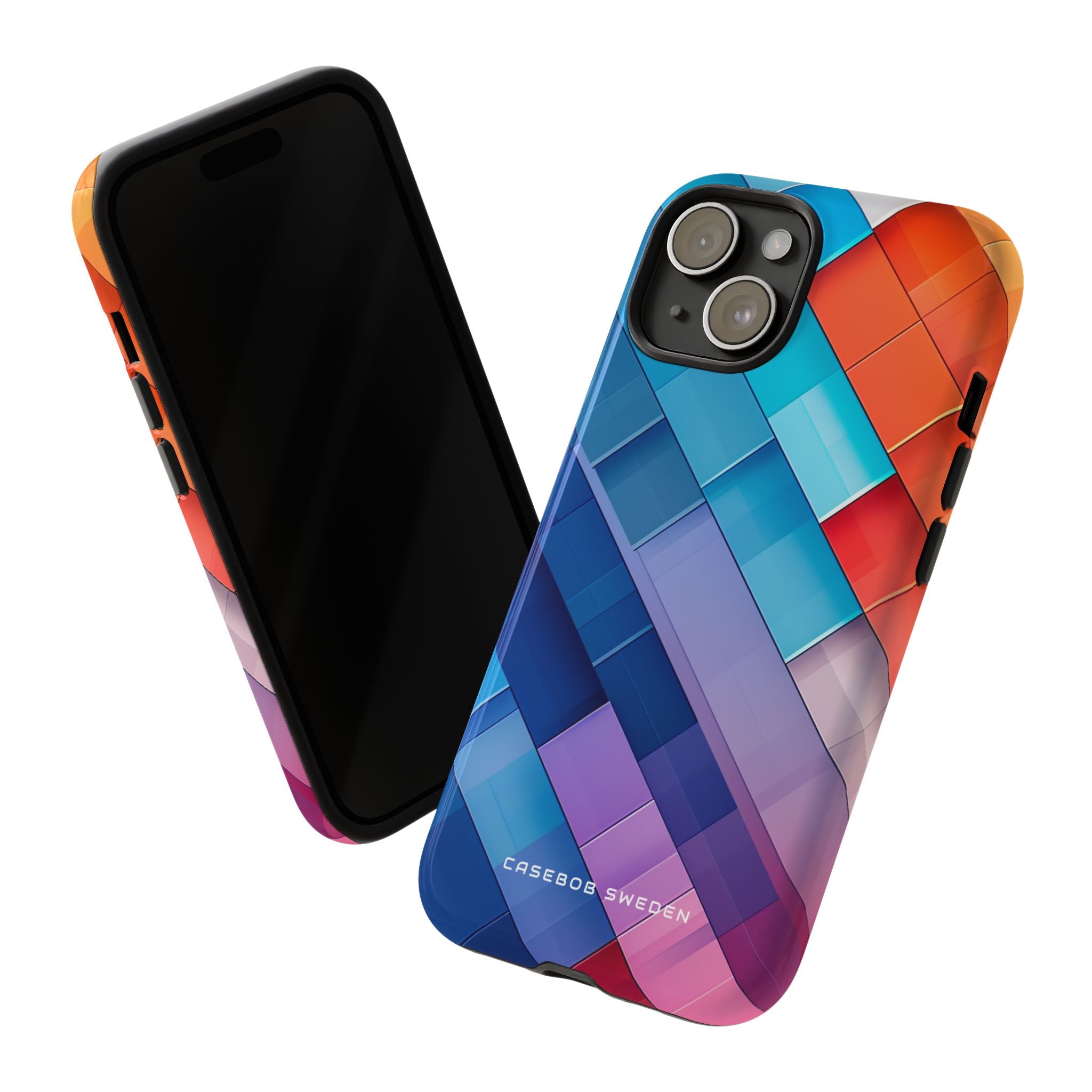 Vibrant GeoFlow iPhone 15 - Tough Phone Case