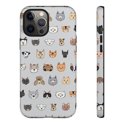 Cats n Dogs Pattern iPhone Case (Protective) iPhone 12 Pro Max Matte Phone Case