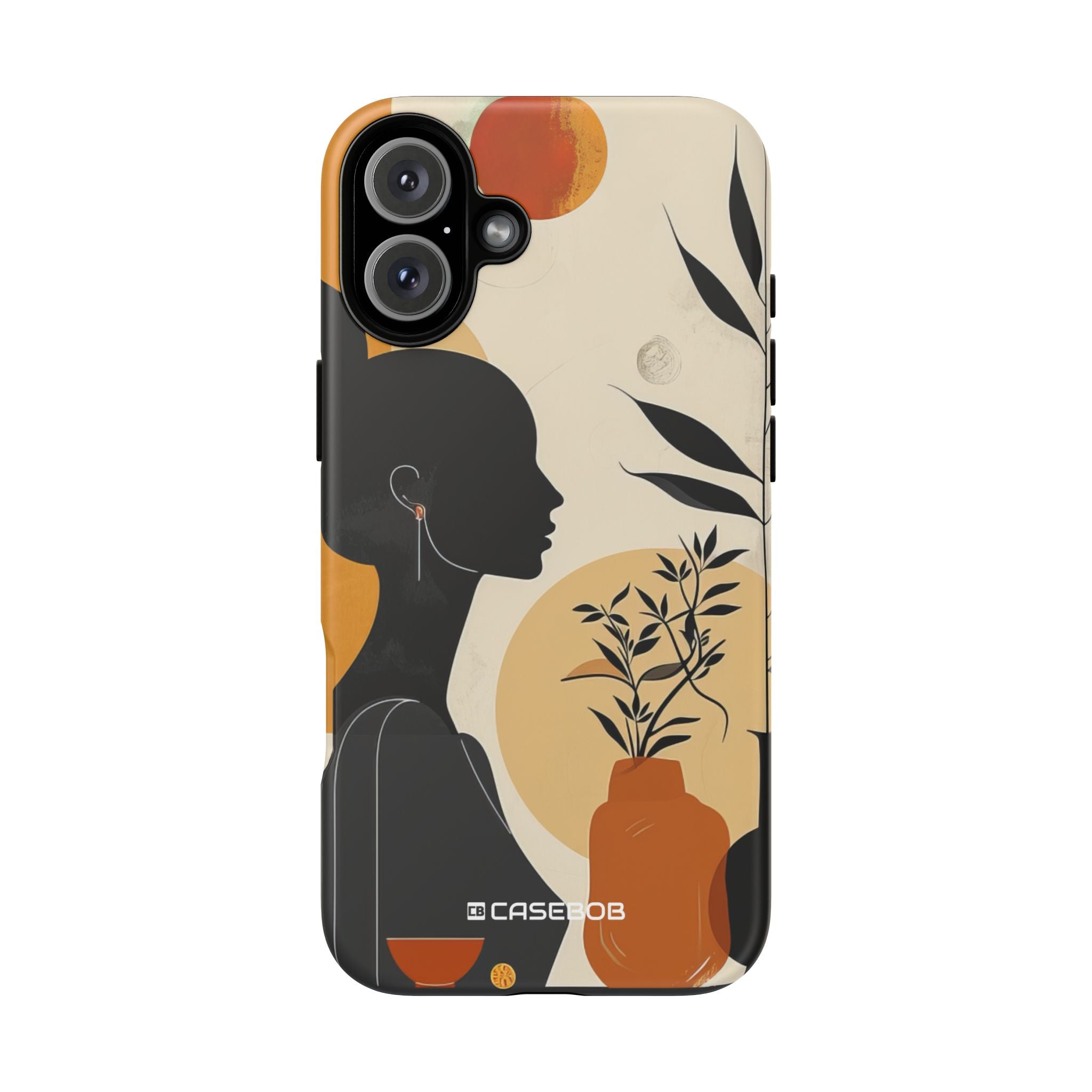 Serene Silhouette in Warm Hues - for iPhone 16