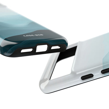 Teal Mist Mountains Google Pixel 8 Case - Tough