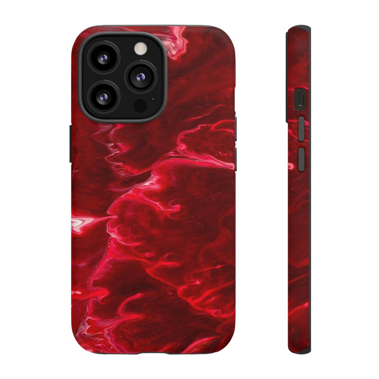 Red Velvet Ink Art iPhone Case (Protective) iPhone 13 Pro Matte Phone Case