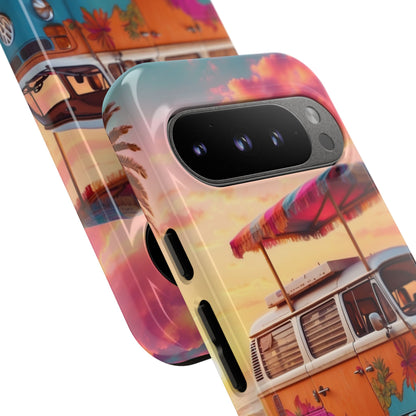 **Van Rests at Shore** - Google Pixel Case