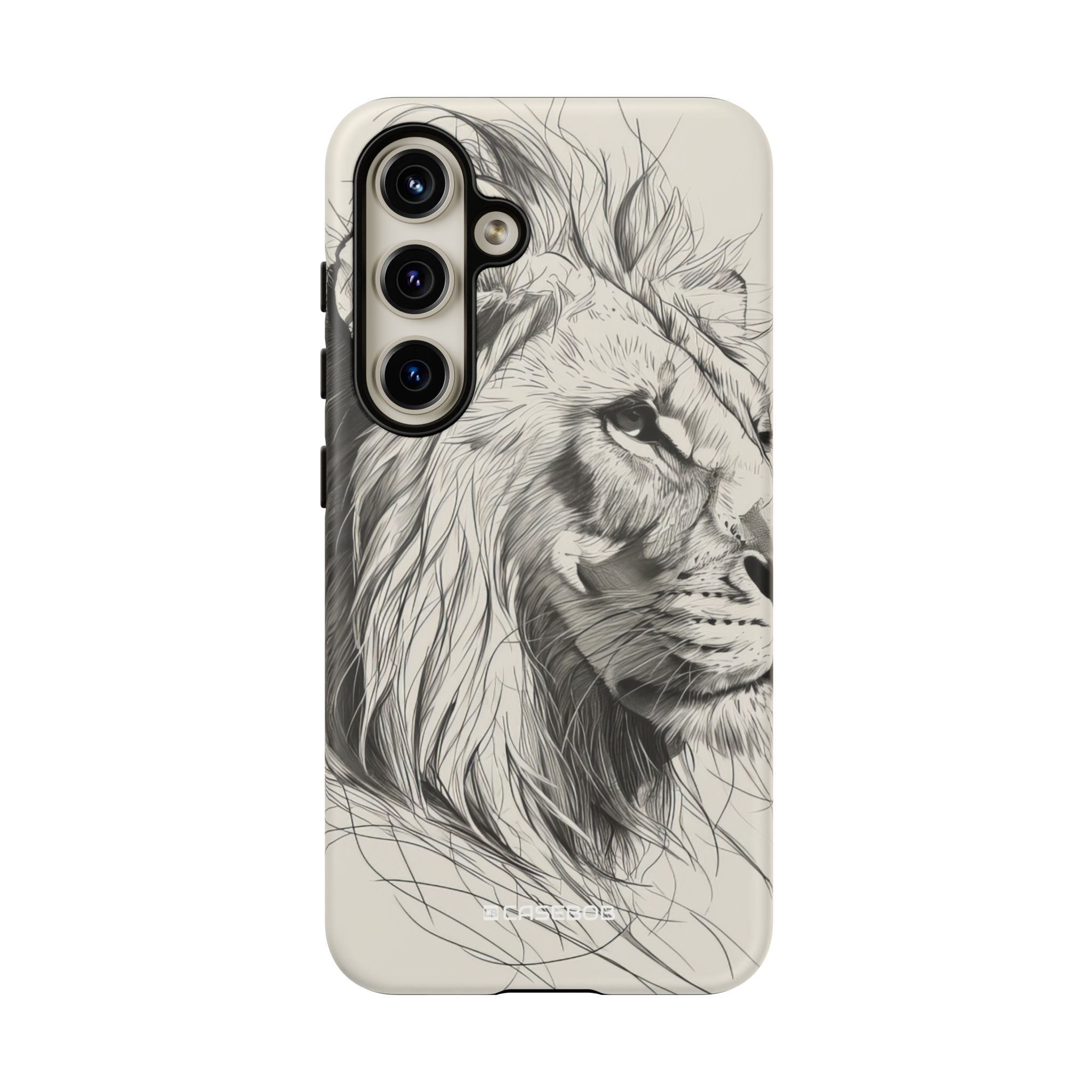 Majestic Lion: Minimalist Elegance - For Samsung S24