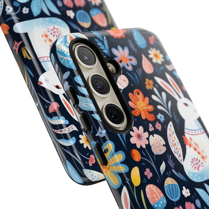 Bunnies Play Among Flowers - Samsung Case