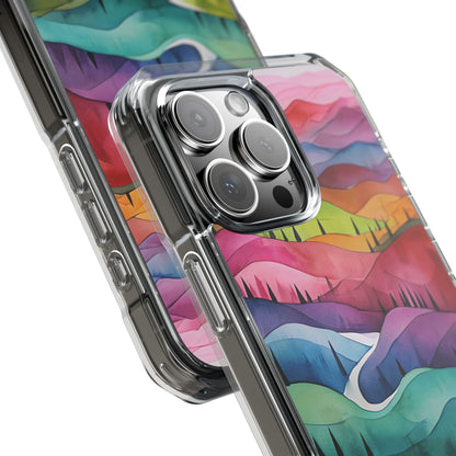 Whimsical Colorful Valleys iPhone Case - Impact