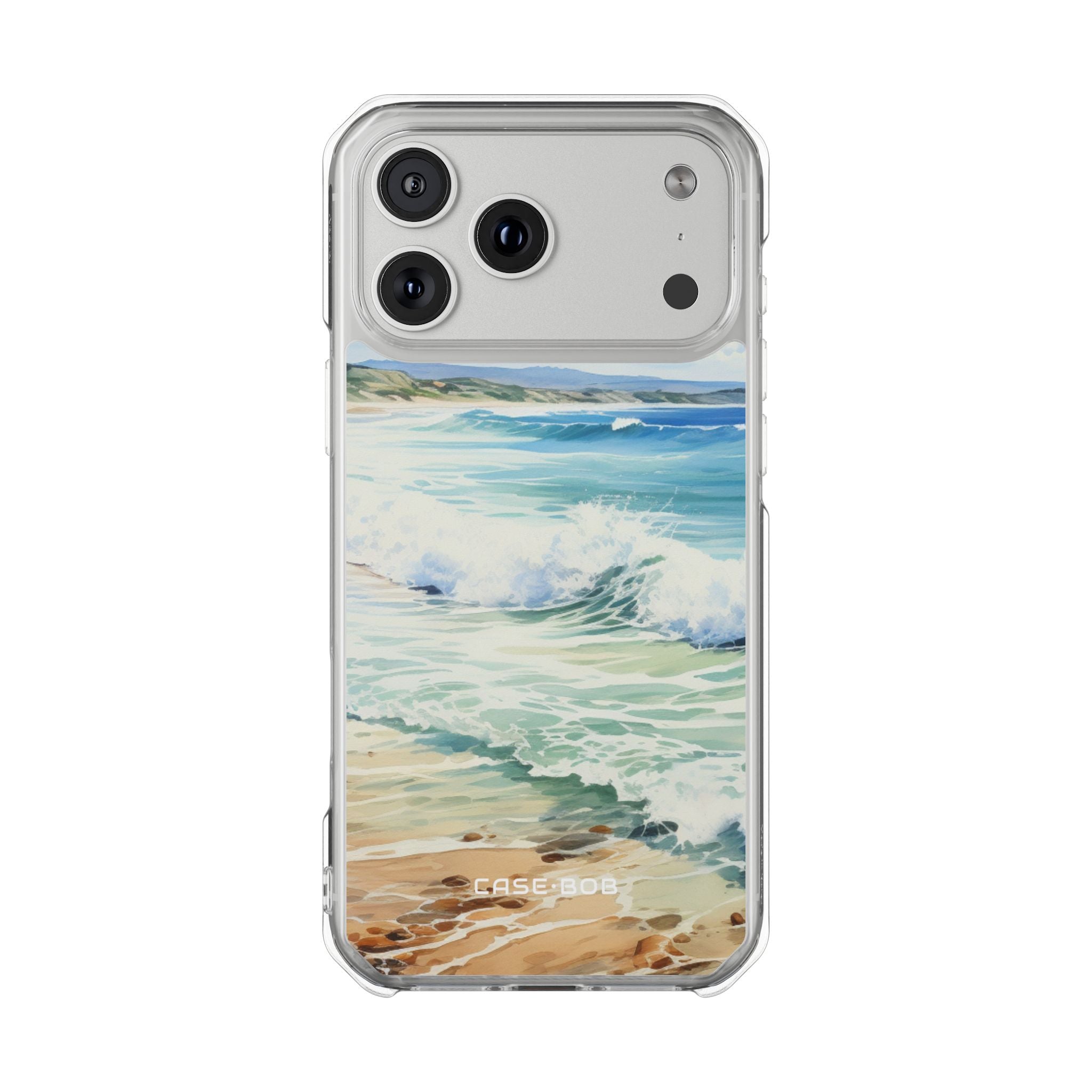 Ocean Breeze Waves iPhone 17 Pro Max Case - Impact