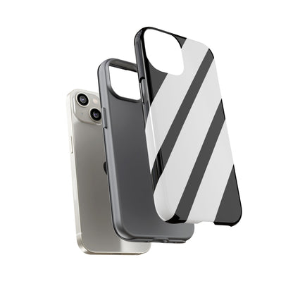 Monochrome Diagonal Symmetry - iPhone Case