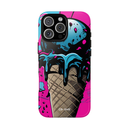 Vibrant Ice Cream Splash - iPhone Case