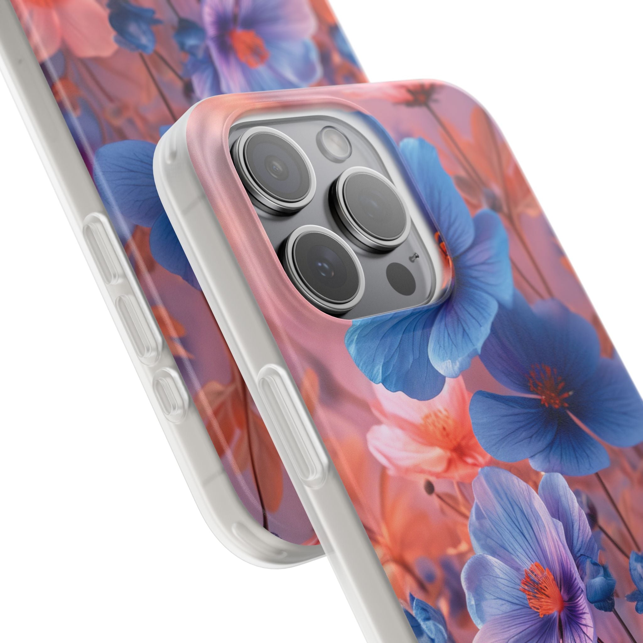 Ethereal Floral Symphony iPhone 15 - Flexi Phone Case