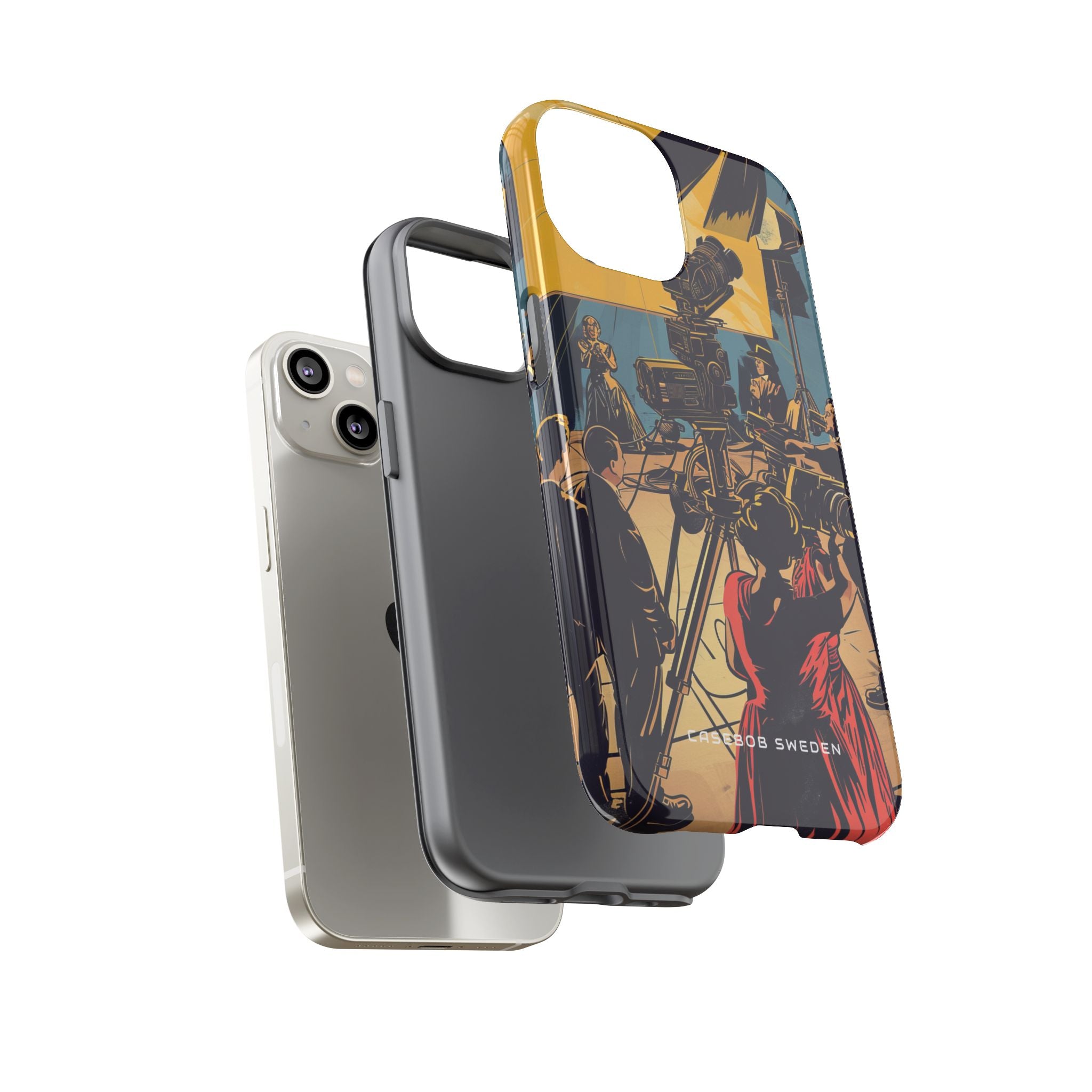 Golden Era Cinematic Spotlight iPhone 14 - Tough Phone Case