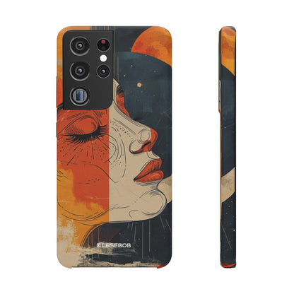 Celestial Duality | Slim Phone Case for Samsung