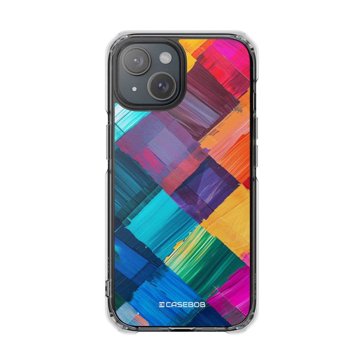 Pantone Spectrum Pattern | Phone Case for iPhone (Clear Impact Case - Magnetic)