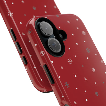 Snowflakes Dance Cheerfully - iPhone Case