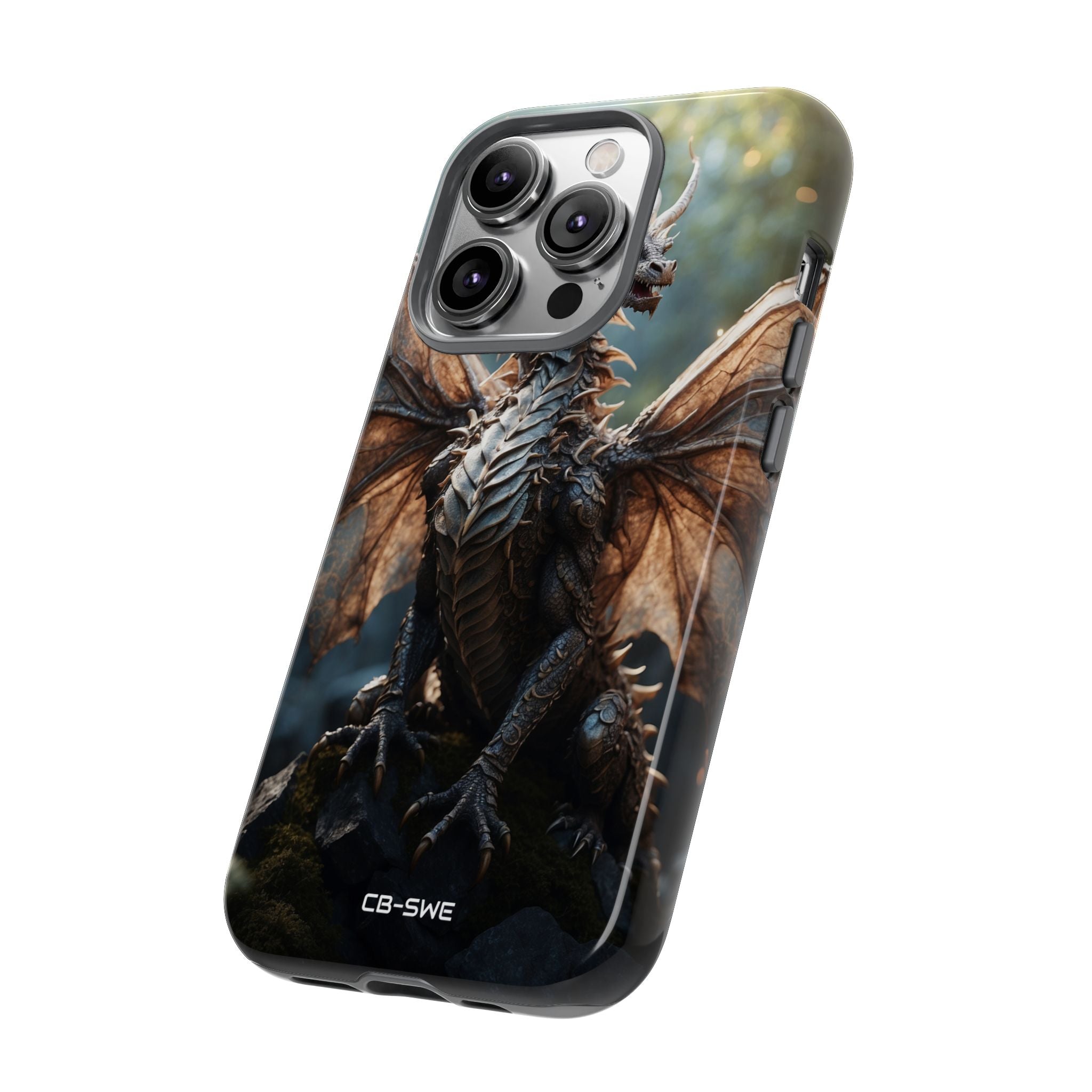 Majestic Dragon Glows - iPhone Case
