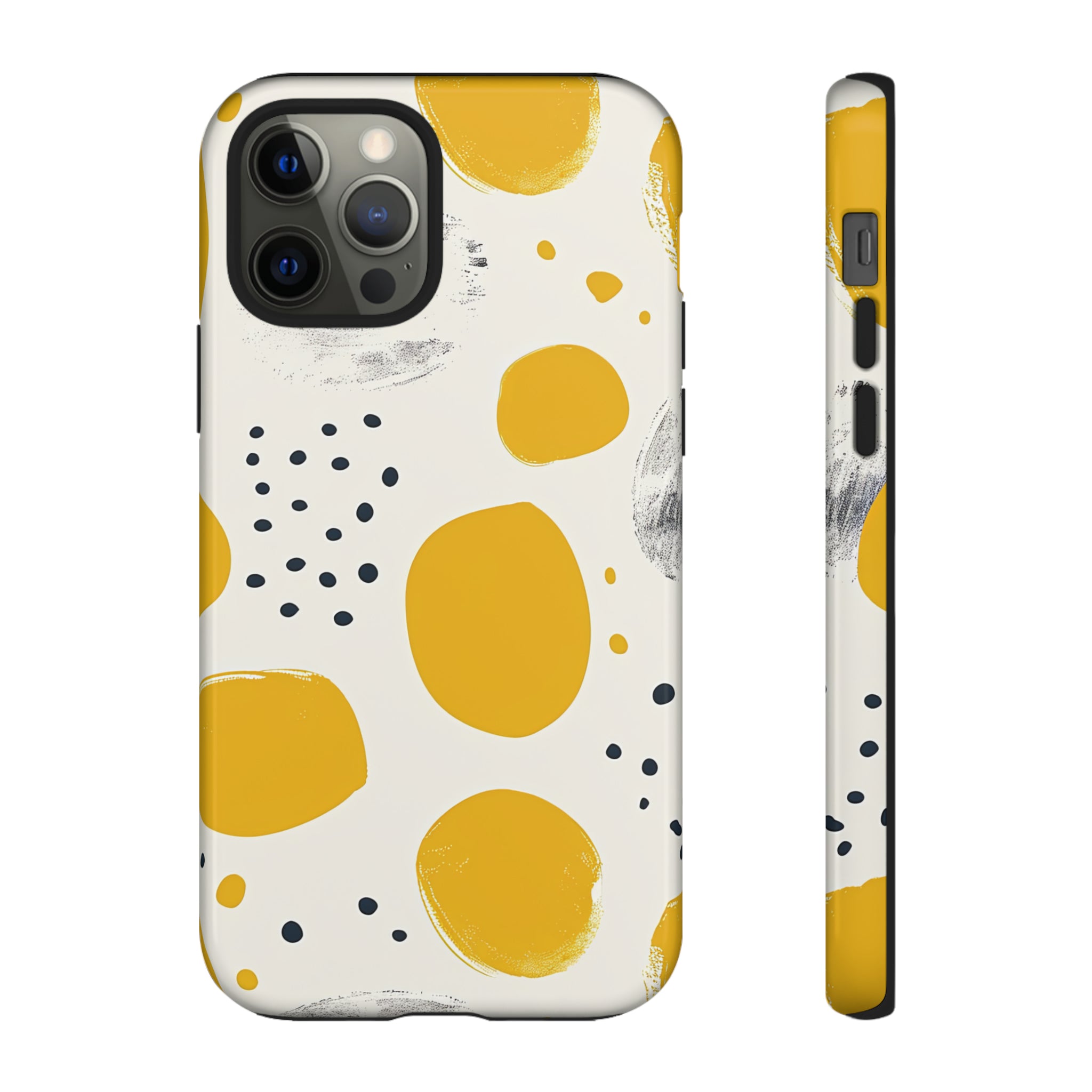 Dotted Yellow Simplicity - Protective Phone Case