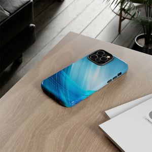 Abstract Blue - Protective Phone Case