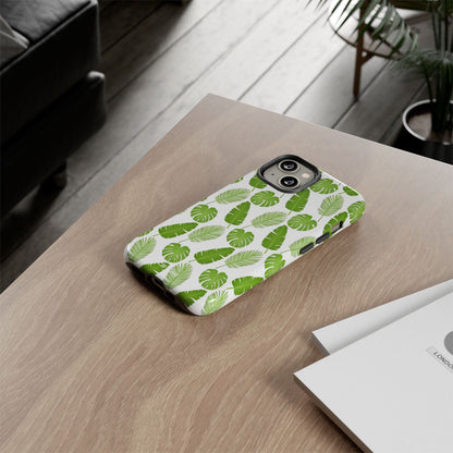 Tropical Leaf Harmony - iPhone Case