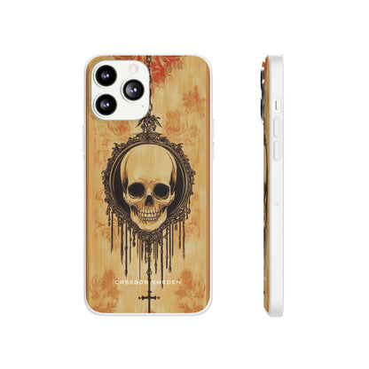 Gothic Skull Elegance iPhone 13 - Flexi Phone Case