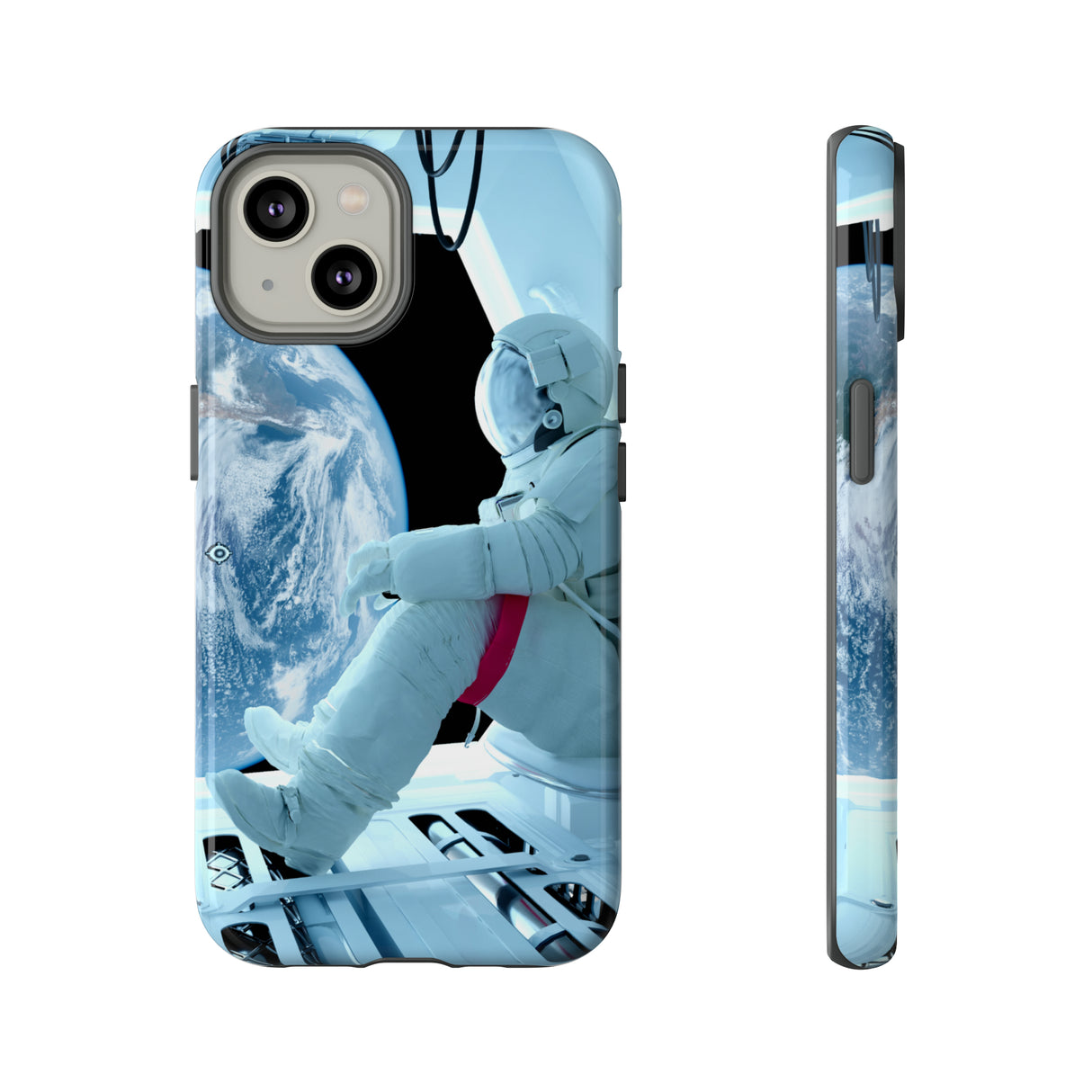 Astronaut inside Shuttle - Protective Phone Case