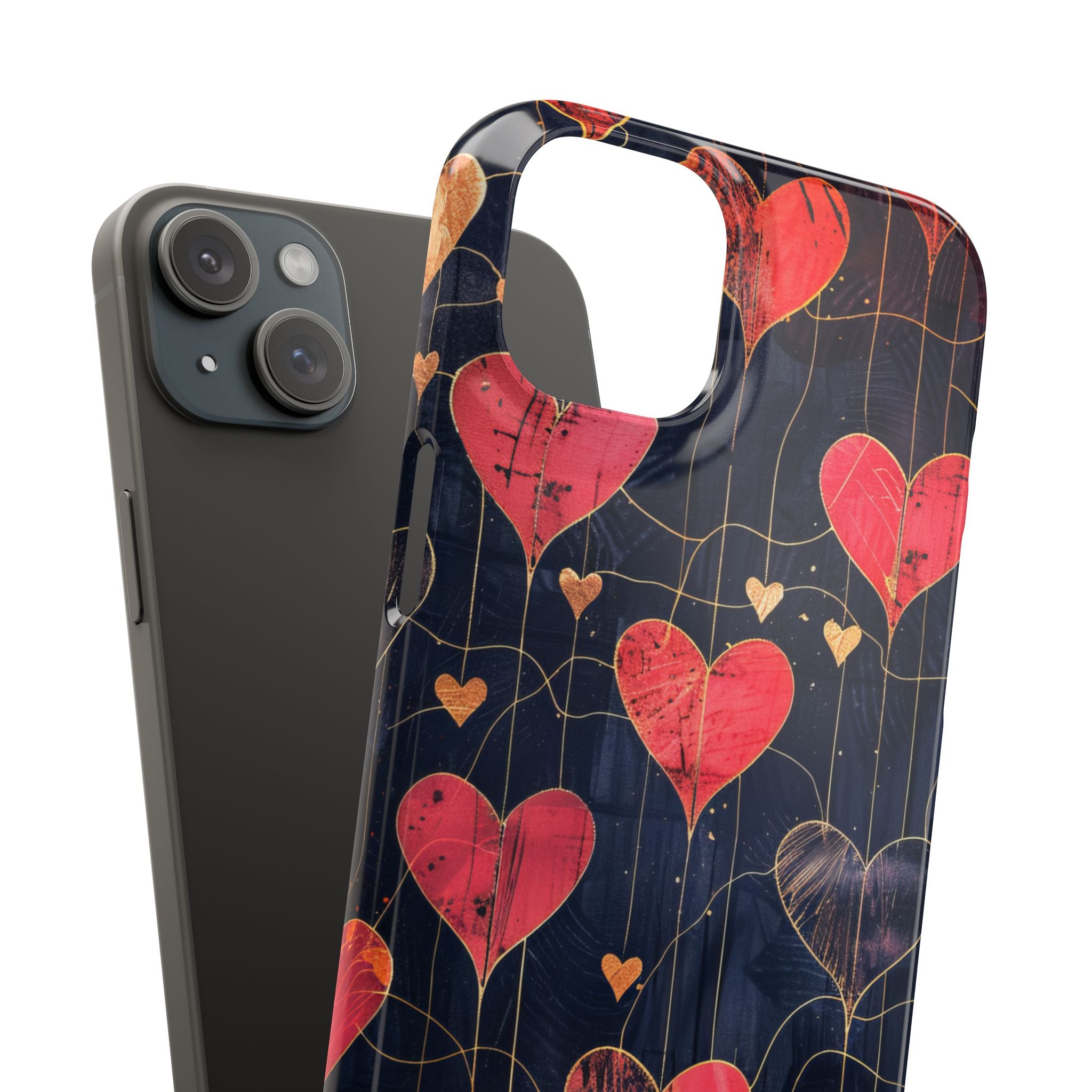 Gradient Heartflow Harmony iPhone 15 - Slim Phone Case