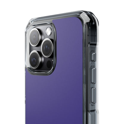 Dark Slate Blue - Clear Impact Case for iPhone