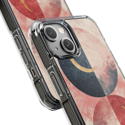 Golden Crescent Circles iPhone 14 Case - Impact