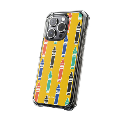 Crayons Dance Joyfully iPhone Case - Impact