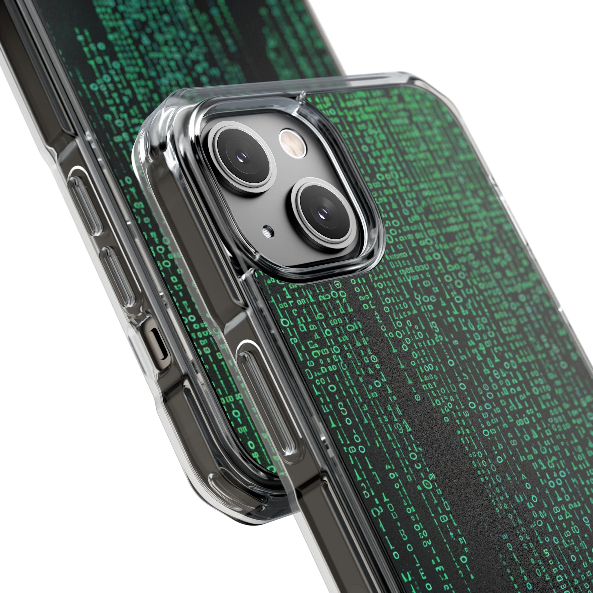 Neon Data Stream iPhone 14 - Impact Clear+