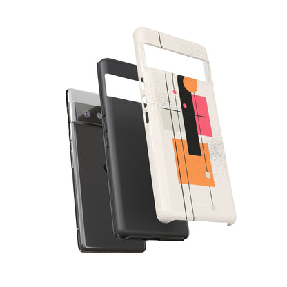 Shapes Dance Playfully - Google Pixel Case