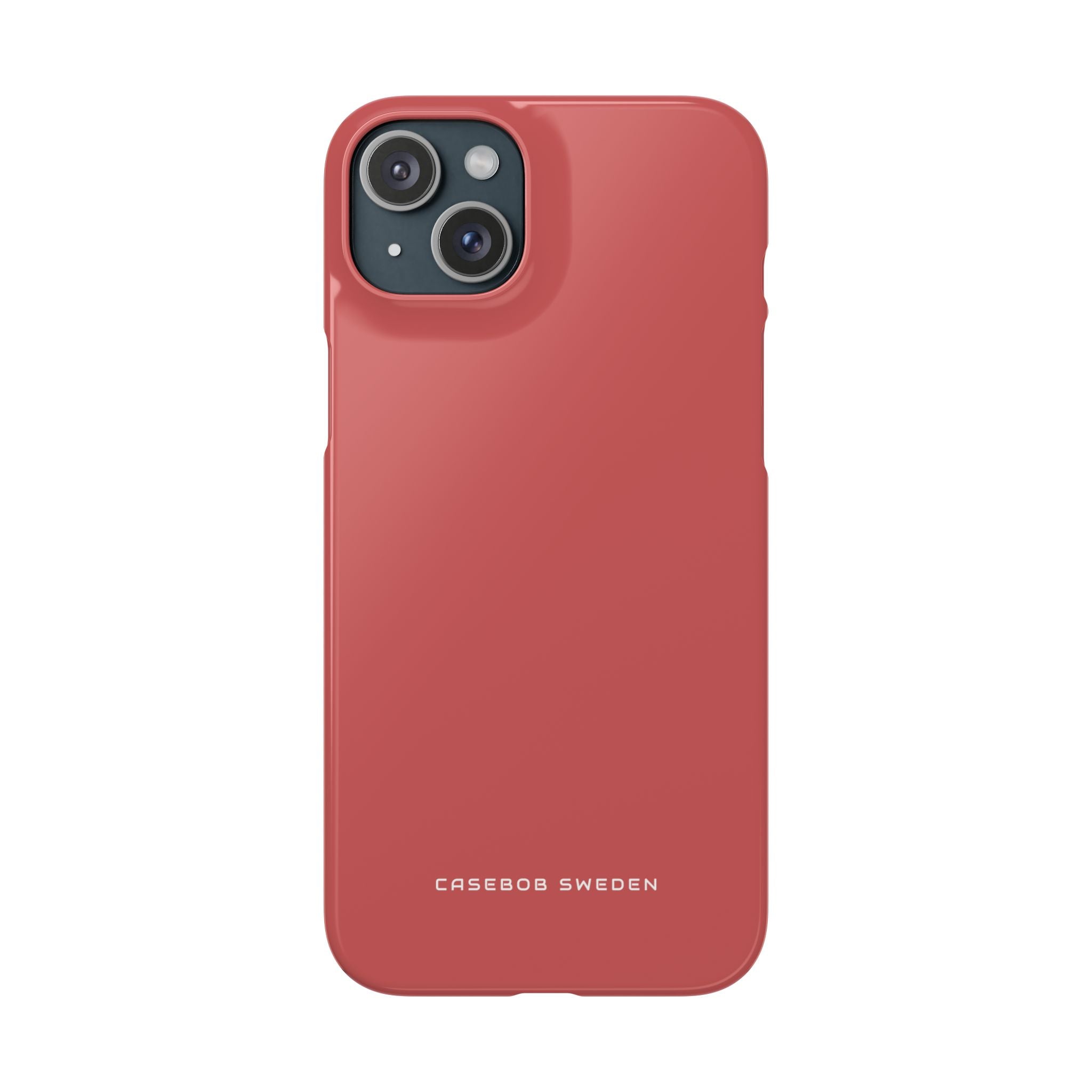 Indian Red iPhone 15 - Slim Phone Case