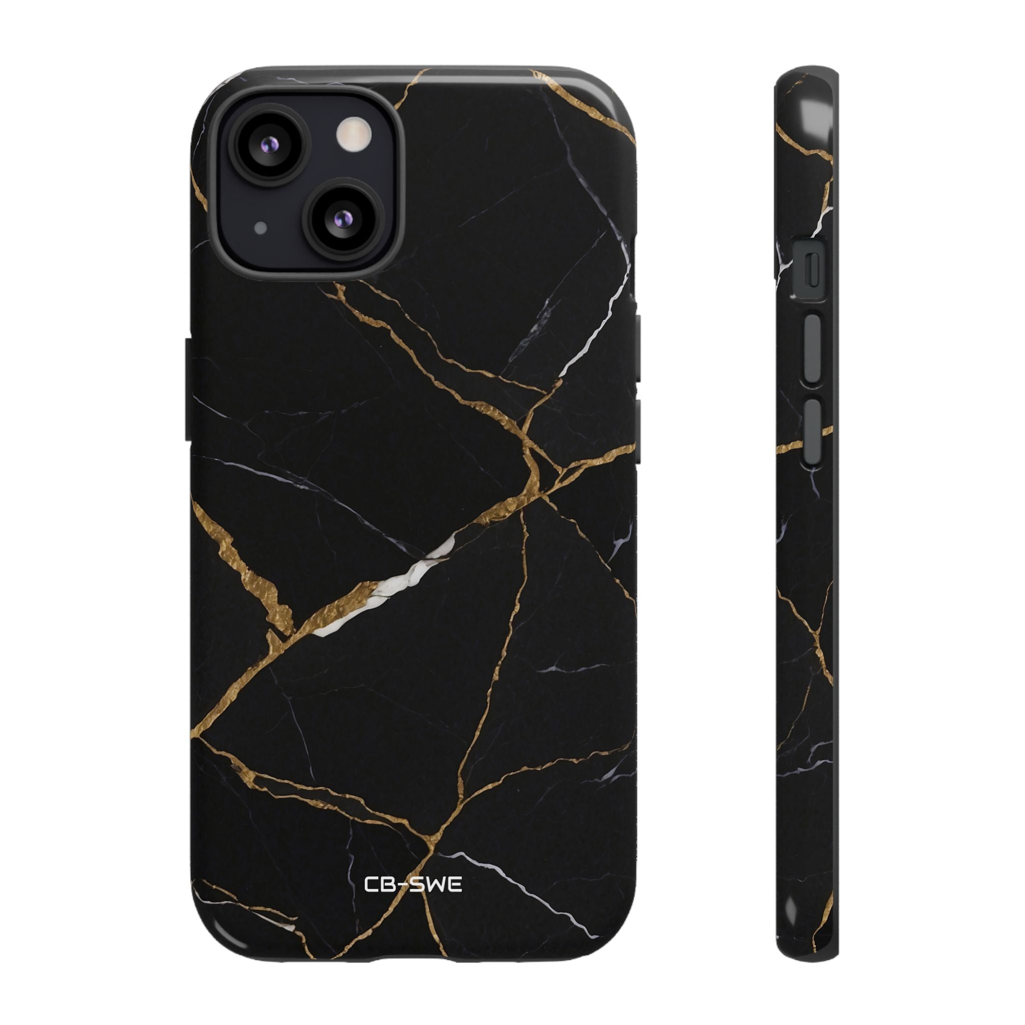 Golden Veins Emerge - iPhone Case