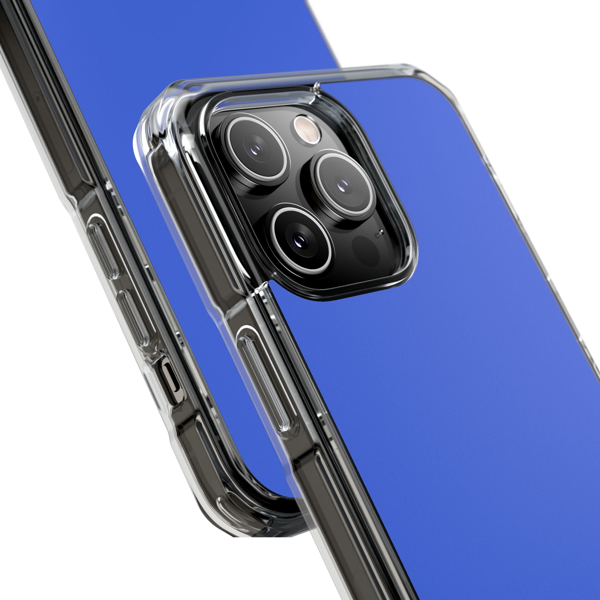 Royal Blue - Clear Impact Case for iPhone