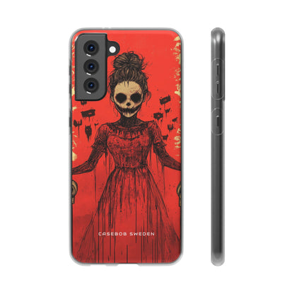 Haunting Scarlet Descent Samsung S21 - Flexi Phone Case