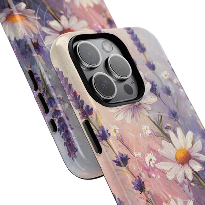 Daisy Lavender Bloom iPhone 15 Pro Max Case - Tough+