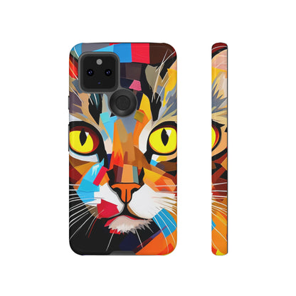 Abstract Kitty Palette Samsung Case (Protective)