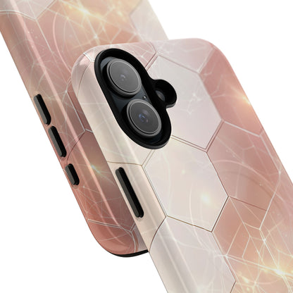 Honeycomb Glow iPhone 16 Plus Case - Tough+