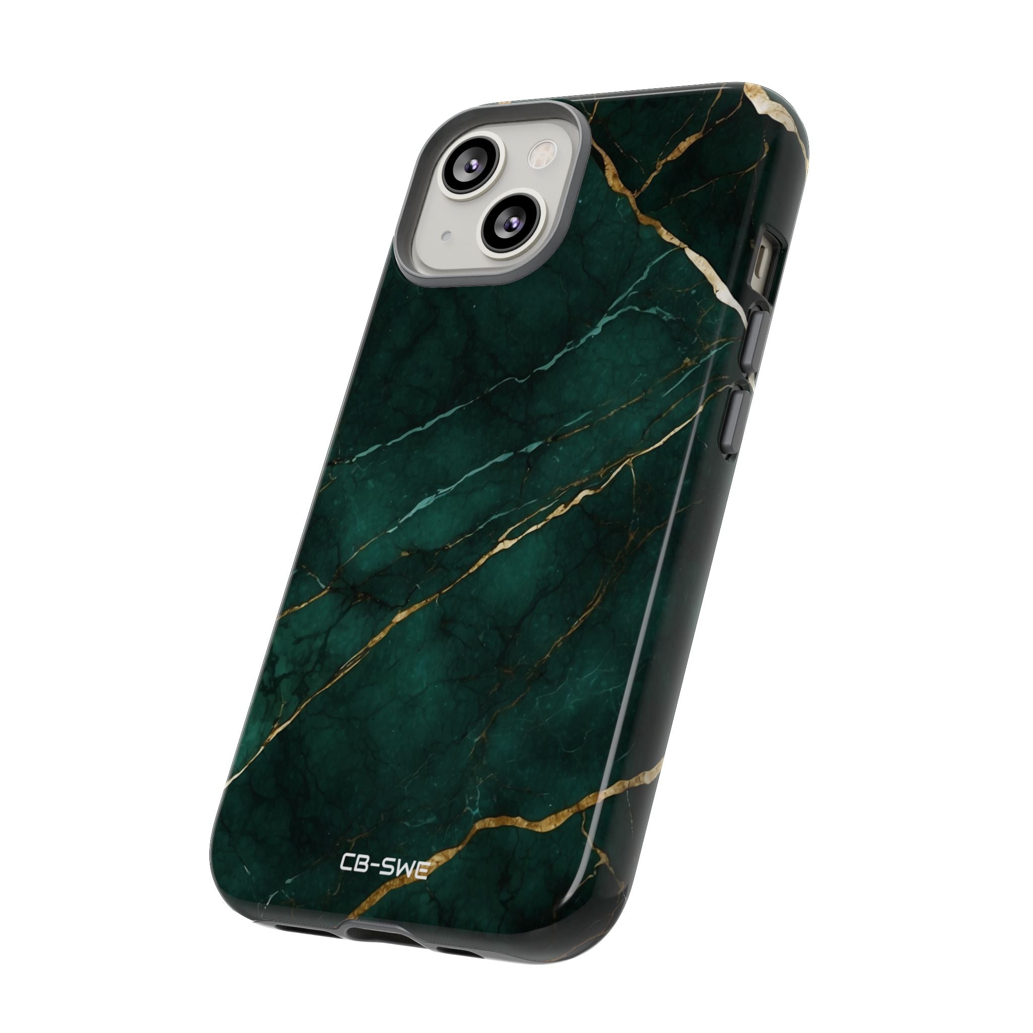 Emerald Veins Flow - iPhone Case