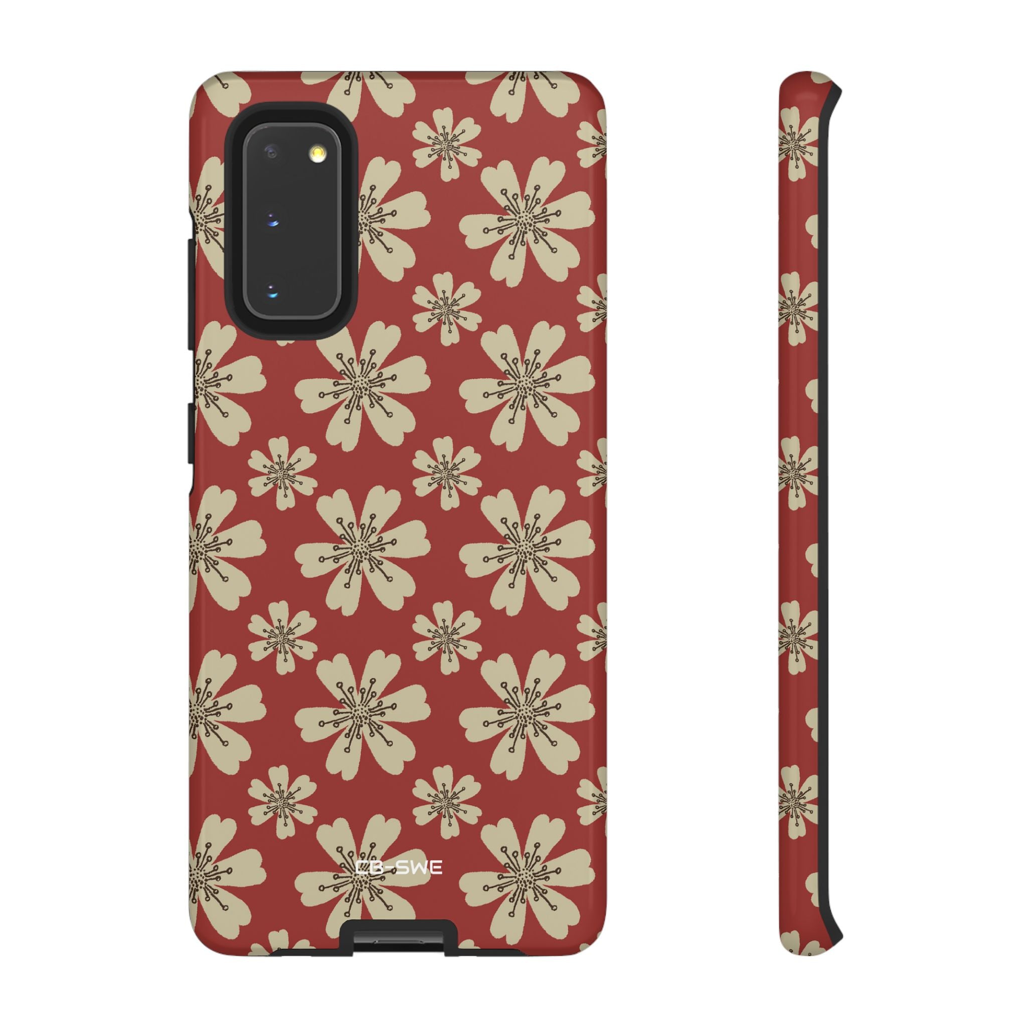 Retro Red Florals - Samsung Case
