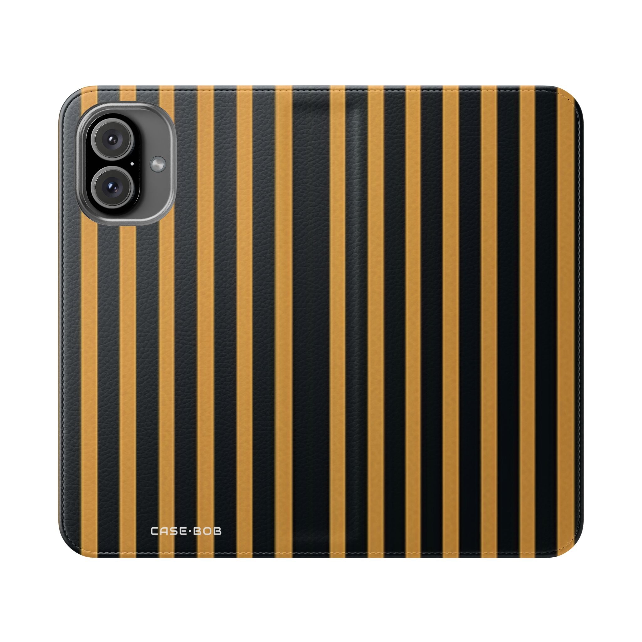 Golden Stripes - iPhone 16 Plus Case - Wallet