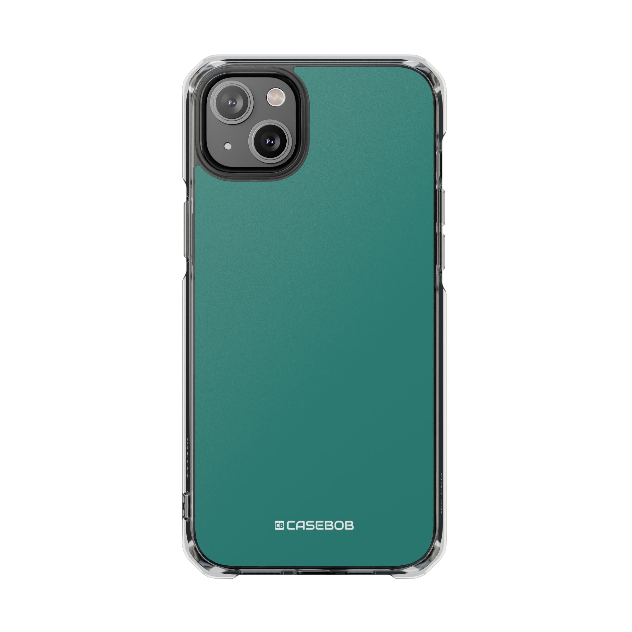 Celadon Green - Clear Impact Case for iPhone