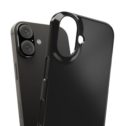 Charcoal Black - Slim iPhone 16 Phone Case