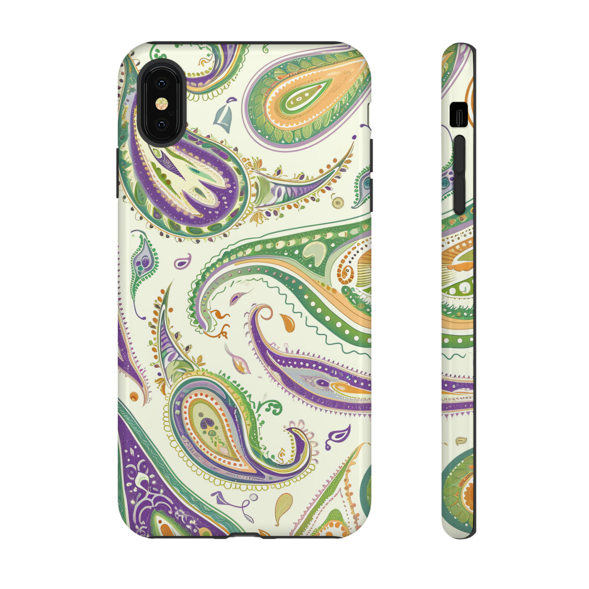 Paisley Pastell Eleganz - Schutzhülle fürs Handy