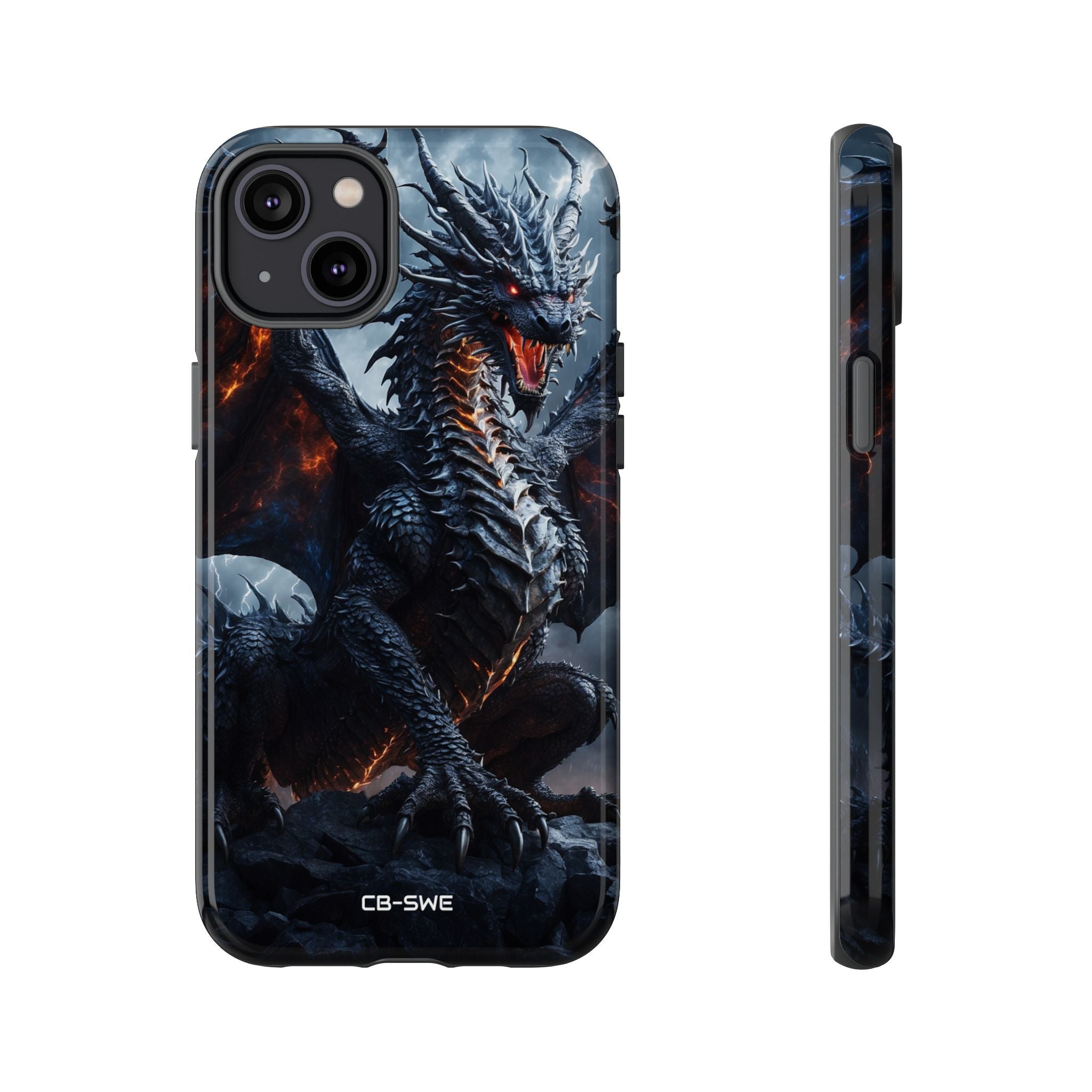 Fiery Wings Unleashed - iPhone Case