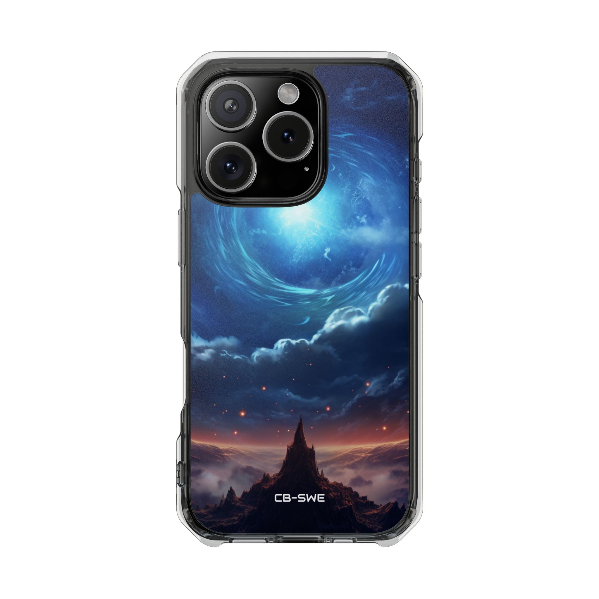 Celestial Vortex Journey iPhone Case - Impact