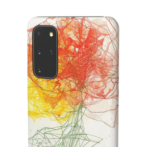 Fiery Blossom | Slim Phone Case for Samsung